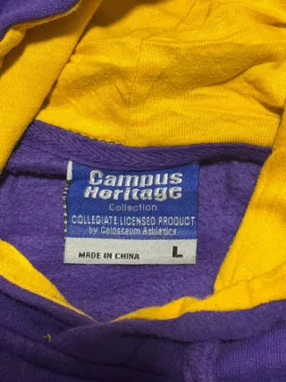 Felpa Vintage USA college Panthers uomo tg L