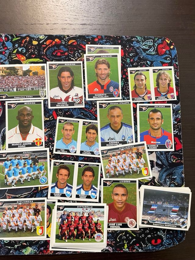 Lotto figurine Panini Calciatori 2004/2005