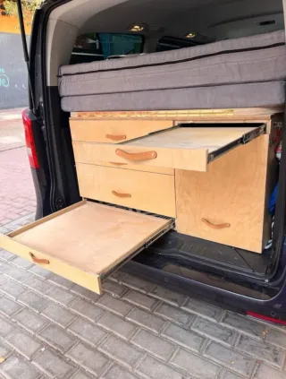 Mueble Cama Camper Furgo Mercedes