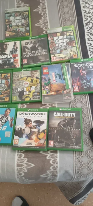 Xbox One Blanca + Mando + 3 Juegos