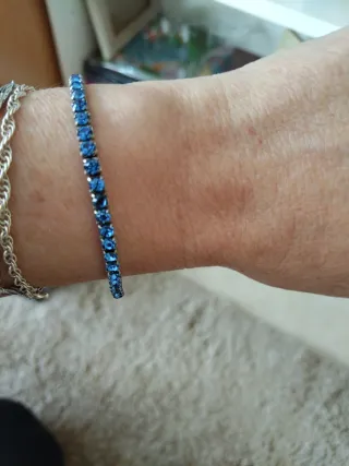 Pulsera Swarovski azul preciosa