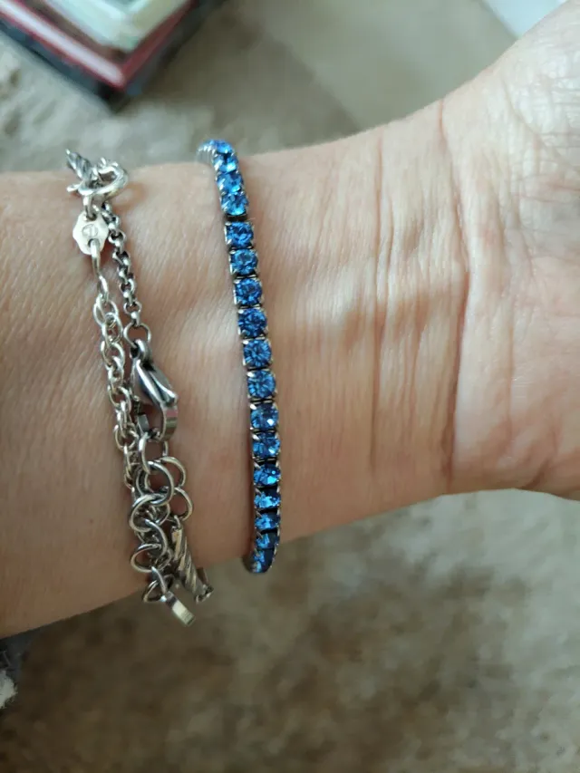 Pulsera Swarovski azul preciosa
