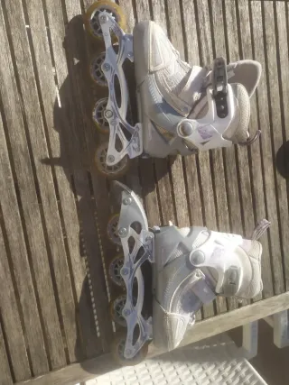 Patines Fila Talla 32-35 Ajustables con proteccion