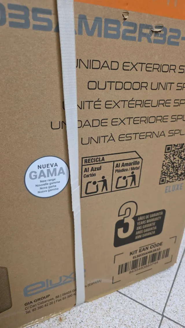 Aire Acondicionado Eluxe Reversible