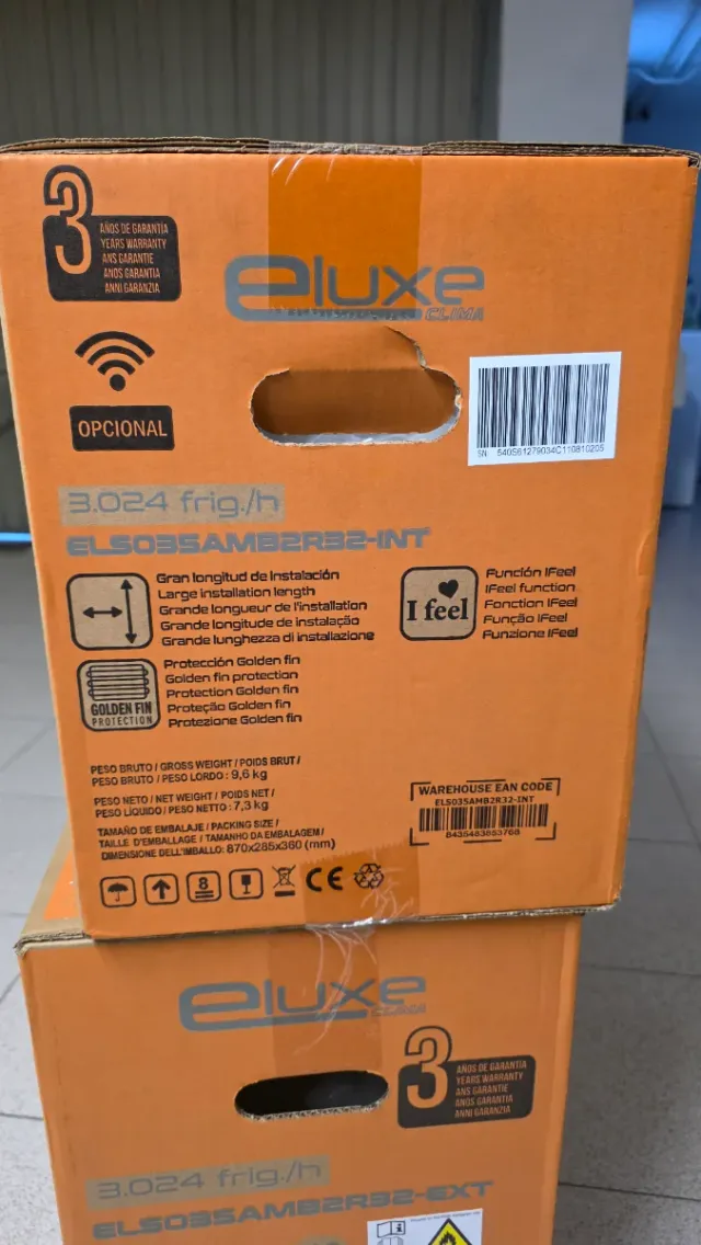 Aire Acondicionado Eluxe Reversible