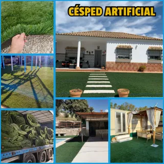 Césped artificial reciclado
