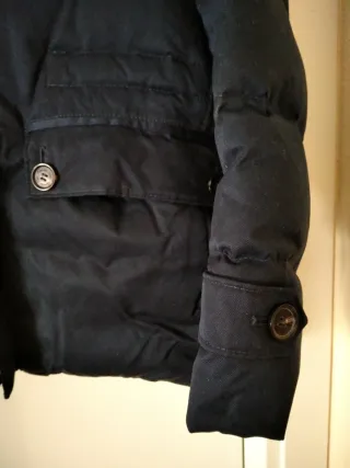 Parka azul hombre