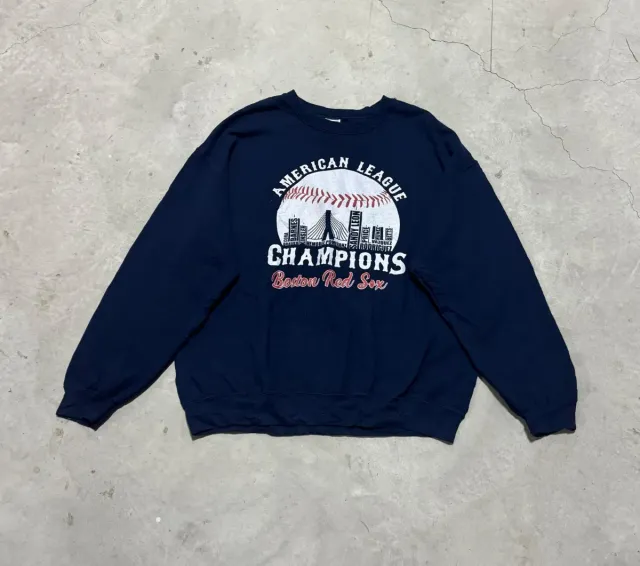 Felpa Vintage USA baseball blu uomo tg.xl