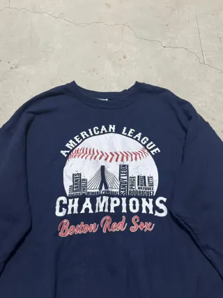 Felpa Vintage USA baseball blu uomo tg.xl