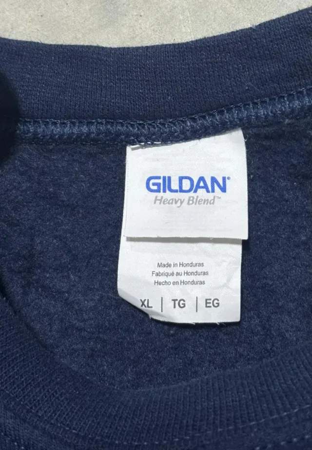 Felpa Vintage USA baseball blu uomo tg.xl