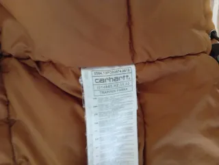 Abrigo Carhartt Marrón con Capucha