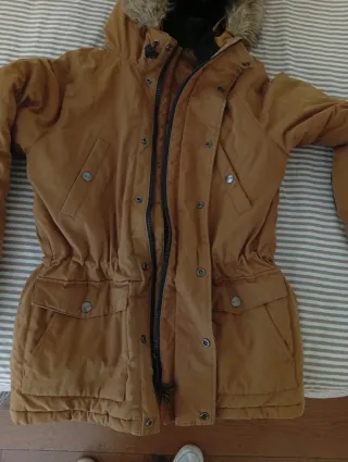 Abrigo Carhartt Marrón con Capucha