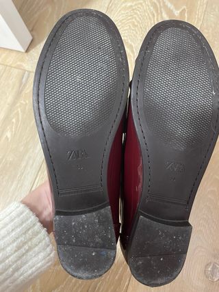 Mocasines Zara Morados Nuevos
