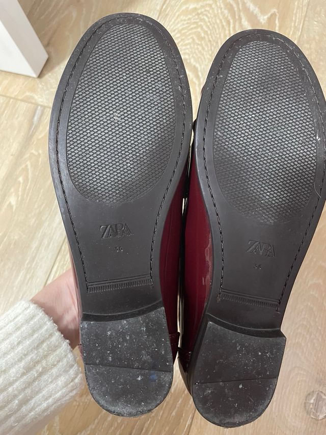 Mocasines Zara Morados Nuevos