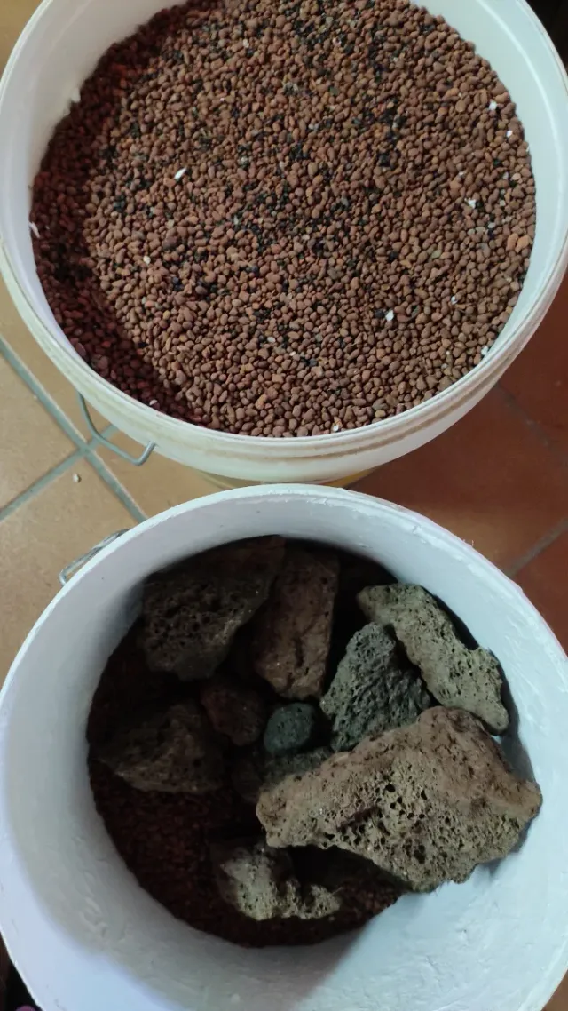 Acuario Chinos Base y Rocas