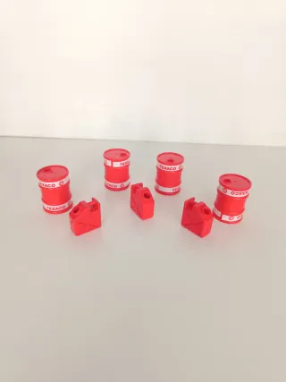 Playmobil Barriles y Bidones Texaco