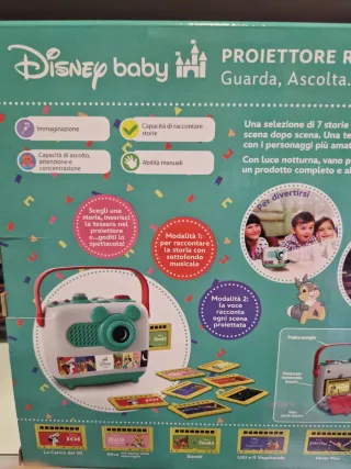 Proiettore Raccontastorie Disney Baby Clementoni