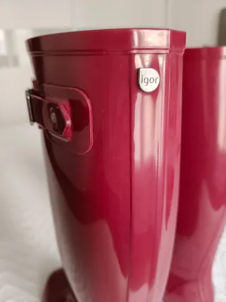 Botas agua Talla36 IGOR Burdeos