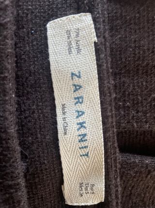 Zara Knit Pichi Castanho