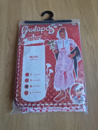 Traje Chulapa Infantil Talla M