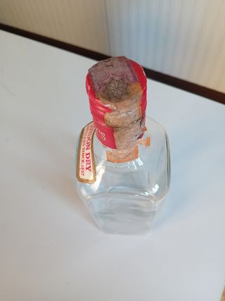 Bottiglia Gilbey's gin vuota