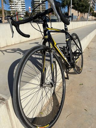 Bici Carretera Scott Junior Negra/Amarilla