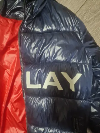 Chaqueta Replay Azul Brillante con Forro Rojo