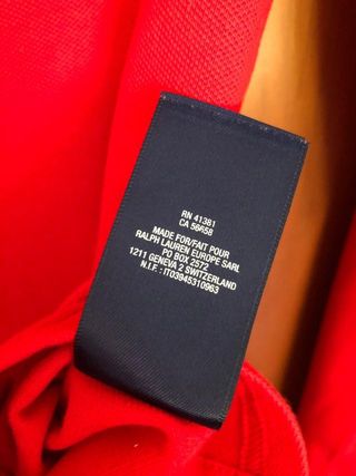 Polo Ralph Lauren Rojo Talla S