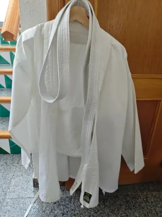 Traje Karate Caballero Blanco