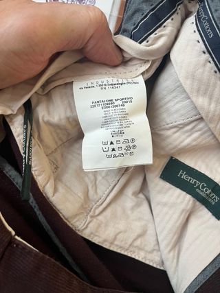 3 pantaloni uomo Henry Cotton's tg 50