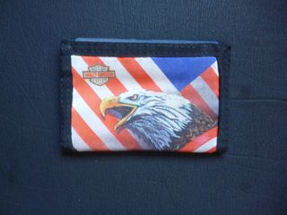 Cartera Harley Davidson Bandera Americana Moto