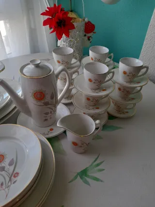 Vajilla Zanagra Santander Años 60