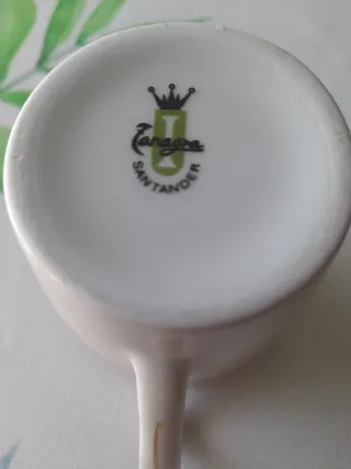 Vajilla Zanagra Santander Años 60