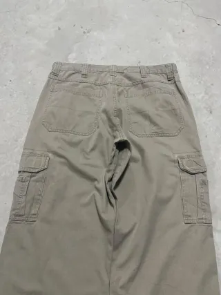 Wrangler pantalone cargo vintage uomo beige 34x31