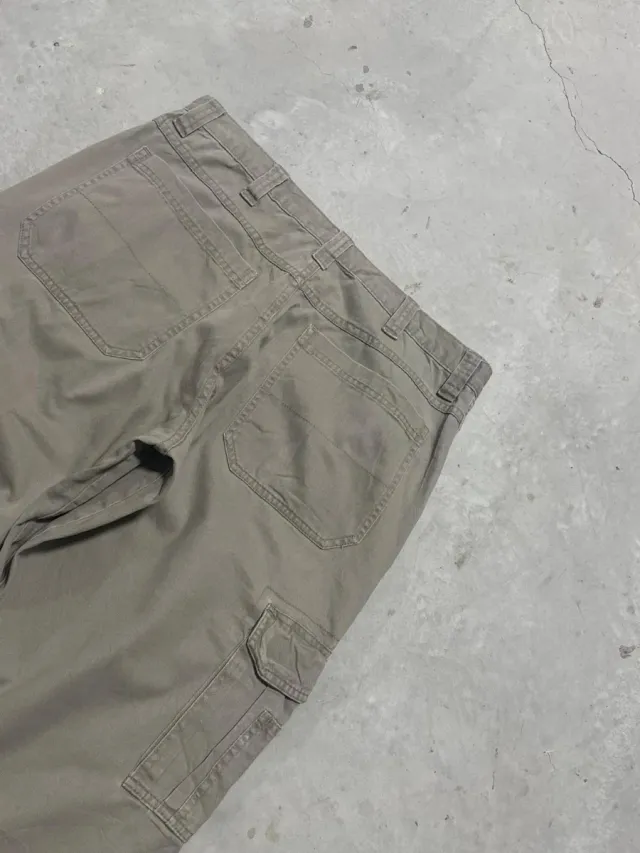 Wrangler pantalone cargo vintage uomo beige 34x31