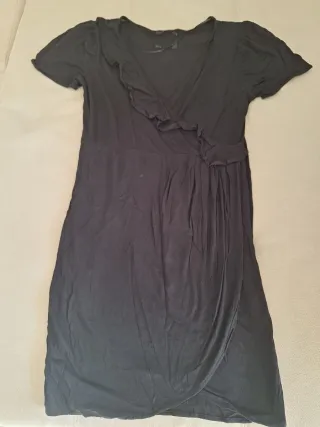 Vestido Tintoretto T38 Negro y Marrón