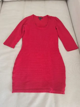 Vestido Tintoretto T38 Negro y Marrón