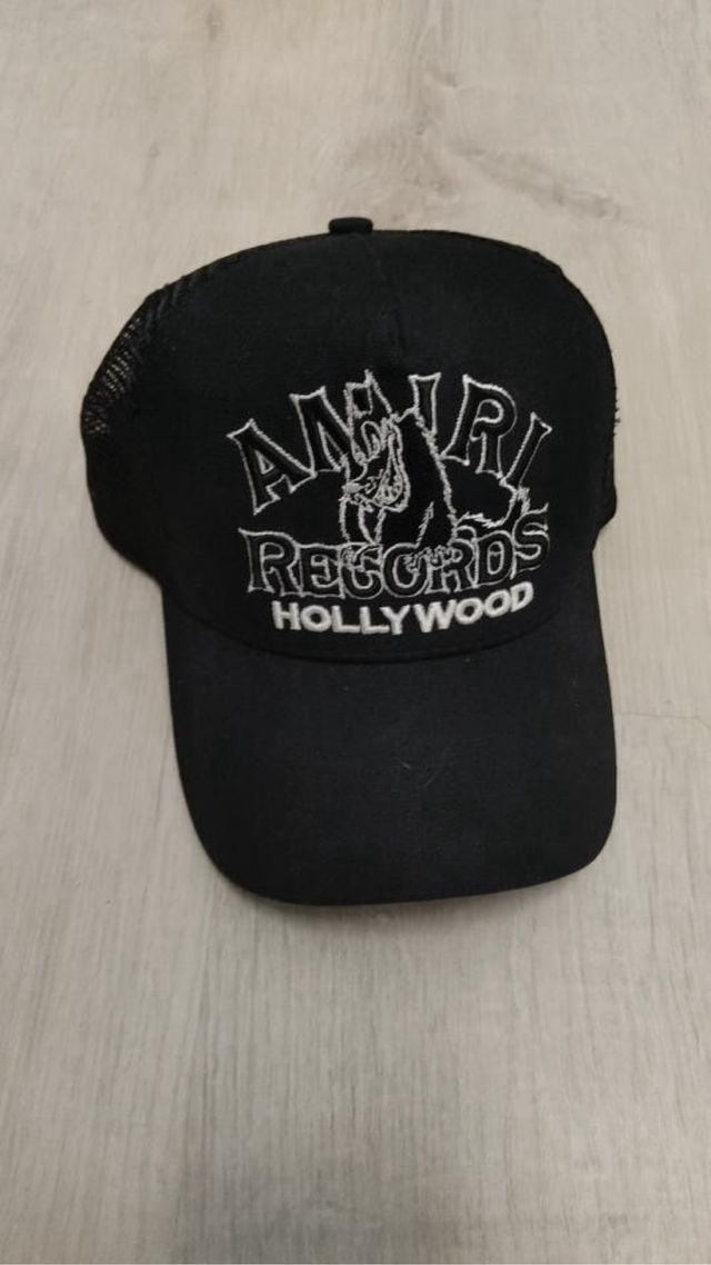 Gorra Amiri Records Hollywood Negra