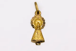 Medalla Oro 18k Virgen del Pilar
