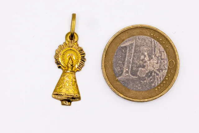 Medalla Oro 18k Virgen del Pilar