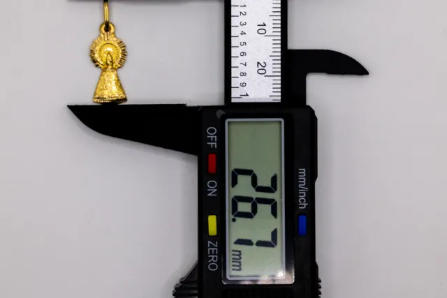 Medalla Oro 18k Virgen del Pilar