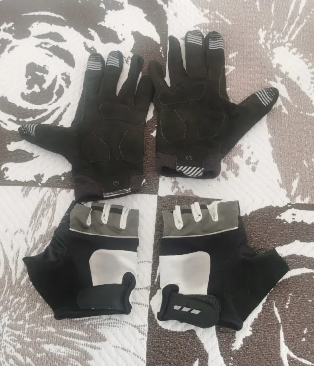 Lote ropa ciclismo Niño Btwin Negro/Azul