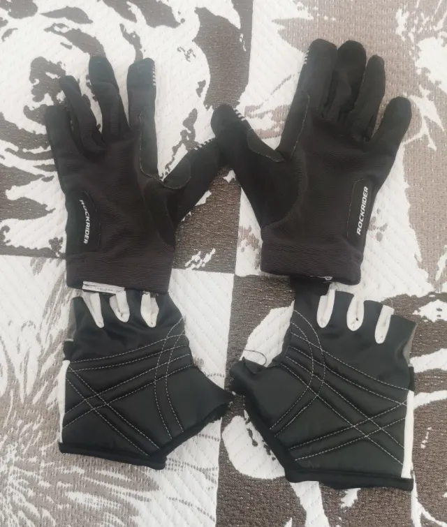 Lote ropa ciclismo Niño Btwin Negro/Azul