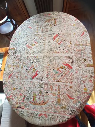 Mantón de Manila bordado antiguo