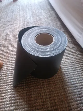 Cinta para vallas negra