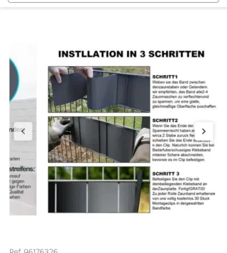 Cinta para vallas negra