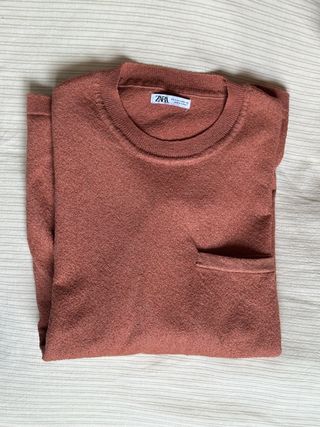 Camiseta Zara color teja talla M