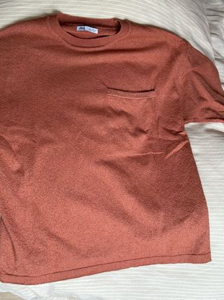 Camiseta Zara color teja talla M
