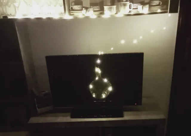 Confezione di luci natalizie in carta e plastica