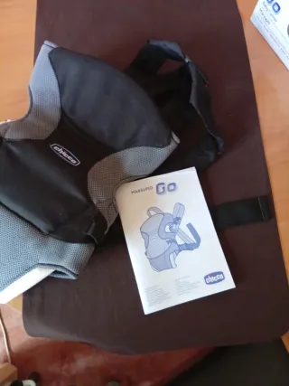 Mochila porta-bebe.